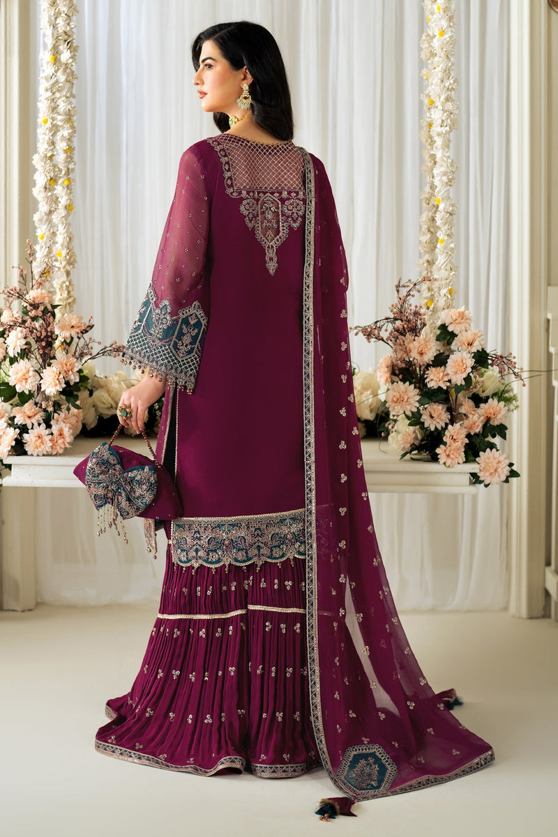 Alizeh | Selene Luxury Chiffon Collection 25 | AF-PS-8001-Rosie by Alizeh - Designer Dress - Type: Ladies Clothes - Available at Libayah - 100% Original