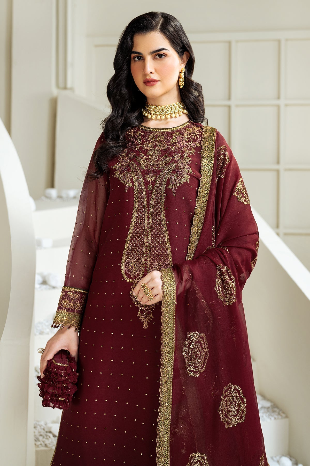 Alizeh | Selene Luxury Chiffon Collection 25 | AF-PS-8007-Gina by Alizeh - Designer Dress - Type: Ladies Clothes - Available at Libayah - 100% Original