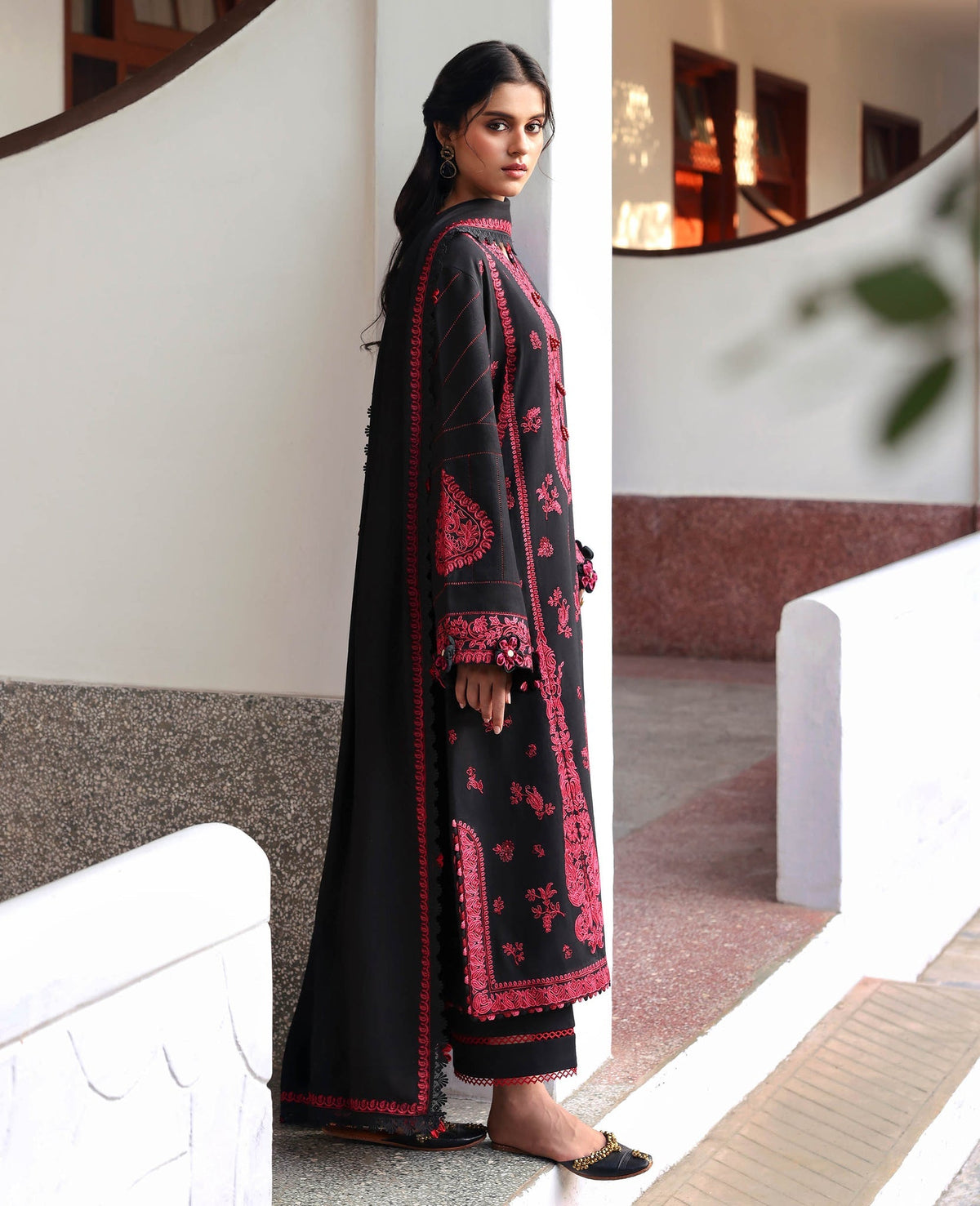 Republic Womenswear | Amaris Luxury Shawl 25 | Almira by Republic Womenswear - Designer Dress  - Type : Ladies Clothes - Available at Libayah - 100% Original 