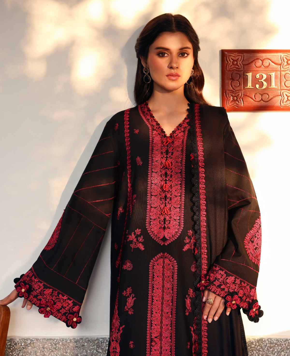 Republic Womenswear | Amaris Luxury Shawl 25 | Almira by Republic Womenswear - Designer Dress  - Type : Ladies Clothes - Available at Libayah - 100% Original 