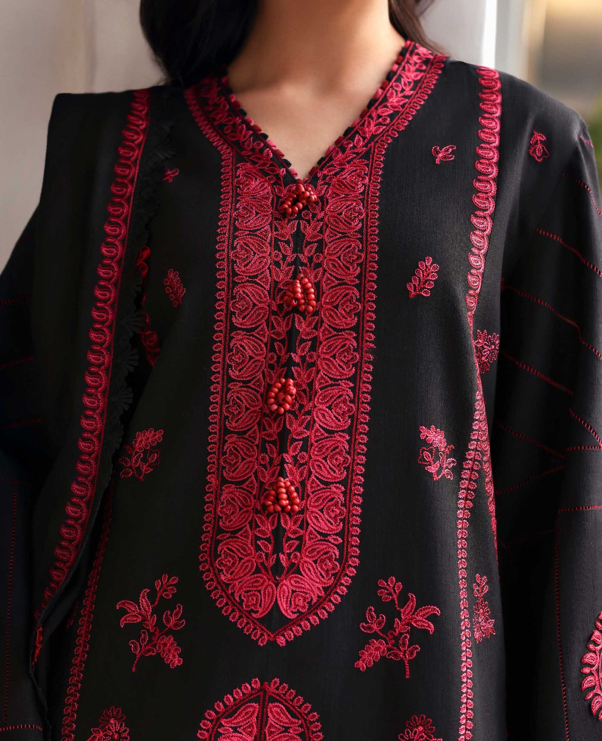 Republic Womenswear | Amaris Luxury Shawl 25 | Almira by Republic Womenswear - Designer Dress  - Type : Ladies Clothes - Available at Libayah - 100% Original 