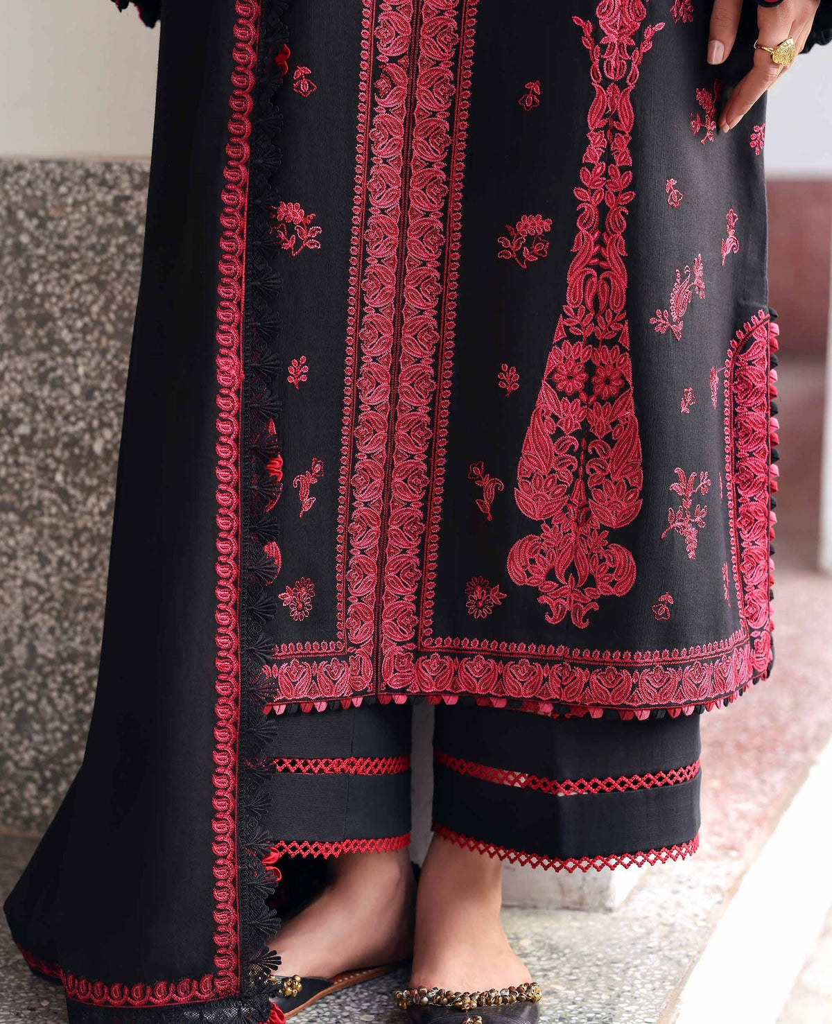Republic Womenswear | Amaris Luxury Shawl 25 | Almira by Republic Womenswear - Designer Dress  - Type : Ladies Clothes - Available at Libayah - 100% Original 