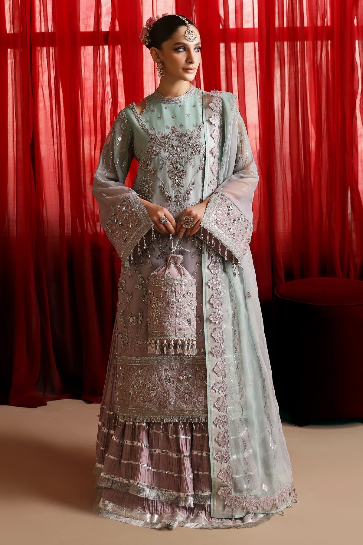 Alizeh | Reena Wedding Formals | AF-HM-4023-AMANI by Alizeh - Designer Dress - Type: Ladies Clothes - Available at Libayah - 100% Original