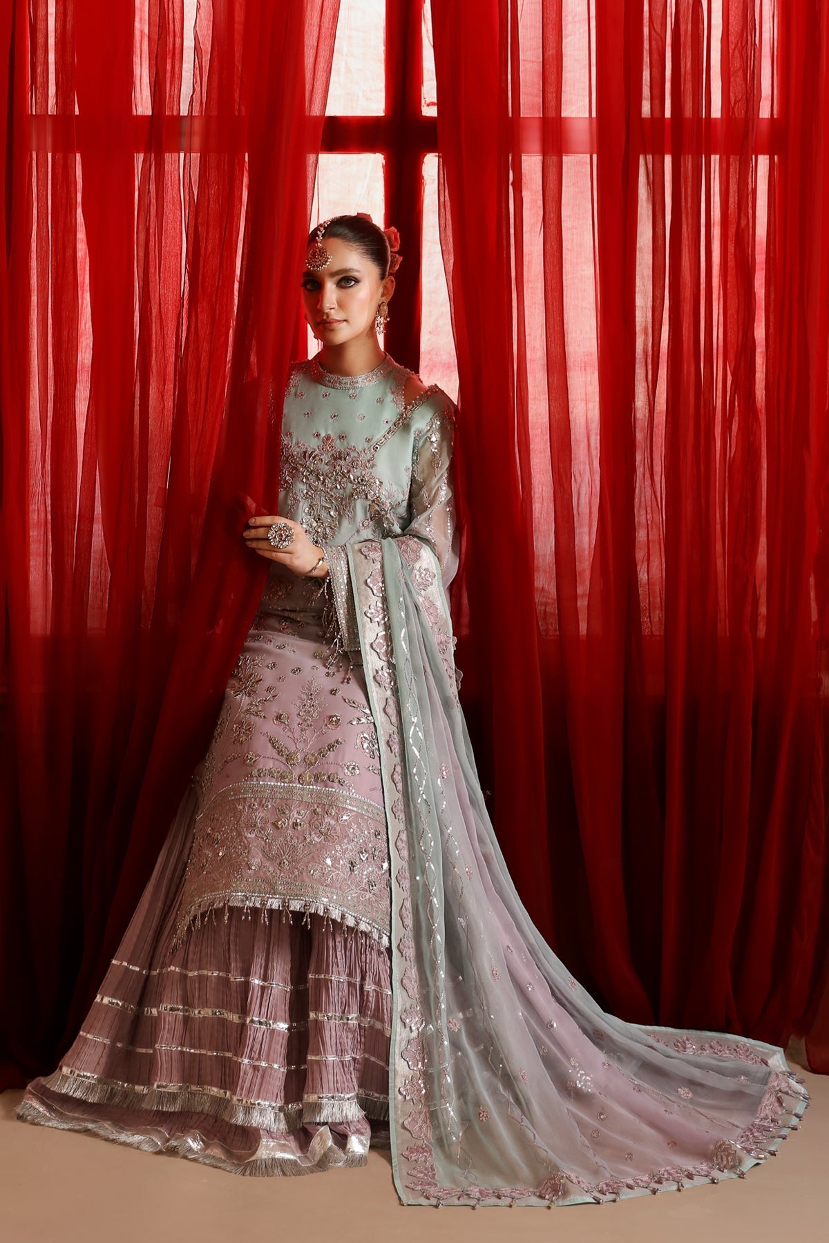 Alizeh | Reena Wedding Formals | AF-HM-4023-AMANI by Alizeh - Designer Dress - Type: Ladies Clothes - Available at Libayah - 100% Original