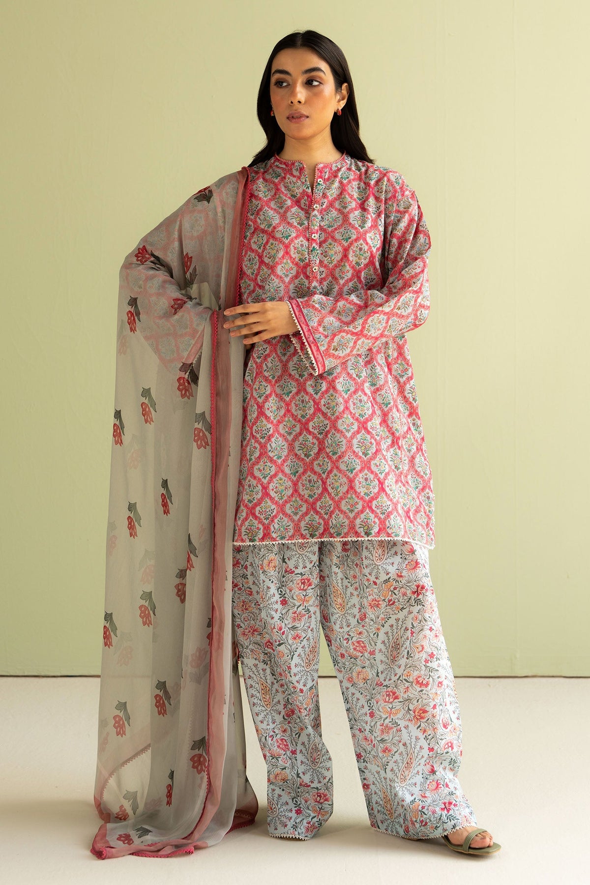 Zara Shahjahan | Coco Prints 25 | Amaya-10B by Zara Shahjahan - Designer Dress - Type: Ladies Clothes - Available at Libayah - 100% Original