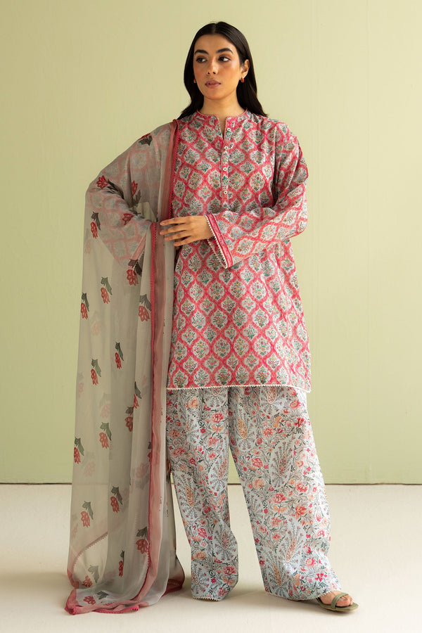 Zara Shahjahan | Coco Prints 25 | Amaya-10B by Zara Shahjahan - Designer Dress - Type: Ladies Clothes - Available at Libayah - 100% Original
