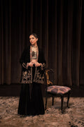 Ammara Khan | Rendezvous Velvet | Gilded Garden Statement Jacket set (D-08) by Ammara Khan - Designer Dress - Type: Ladies Clothes - Available at Libayah - 100% Original