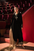 Ammara Khan | Rendezvous Velvet | Statement Noir Velvet Set (D-03) by Ammara Khan - Designer Dress - Type: Ladies Clothes - Available at Libayah - 100% Original
