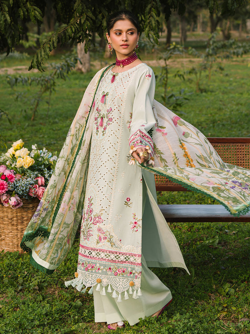 Mahnur | Dahlia Luxury Lawn 25 | Ana by Mahnur - Designer Dress - Type: Ladies Clothes - Available at Libayah - 100% Original