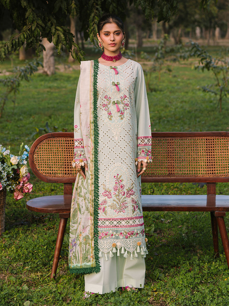 Mahnur | Dahlia Luxury Lawn 25 | Ana by Mahnur - Designer Dress - Type: Ladies Clothes - Available at Libayah - 100% Original