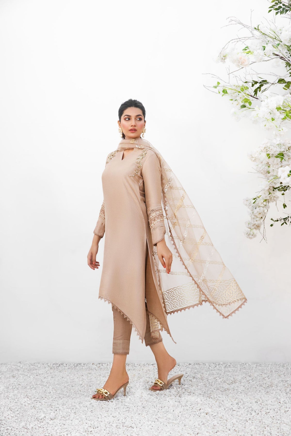 Anam Akhlaq | Festive Collection | D-18 by Anam Akhlaq - Designer Dress - Type: Ladies Clothes - Available at Libayah - 100% Original