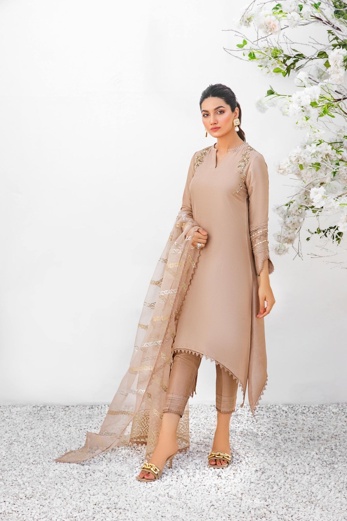 Anam Akhlaq | Festive Collection | D-18 by Anam Akhlaq - Designer Dress - Type: Ladies Clothes - Available at Libayah - 100% Original