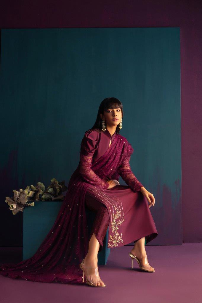 Anam Akhlaq | Festive Collection | D-43 by Anam Akhlaq - Designer Dress - Type: Ladies Clothes - Available at Libayah - 100% Original