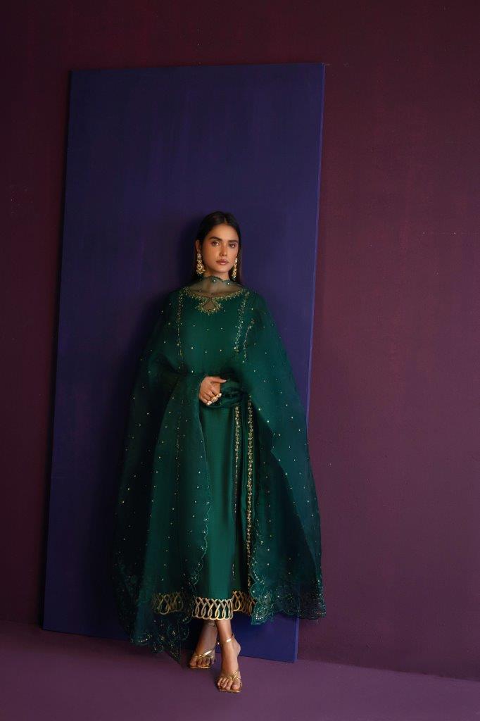 Anam Akhlaq | Festive Collection | D-44 by Anam Akhlaq - Designer Dress - Type: Ladies Clothes - Available at Libayah - 100% Original