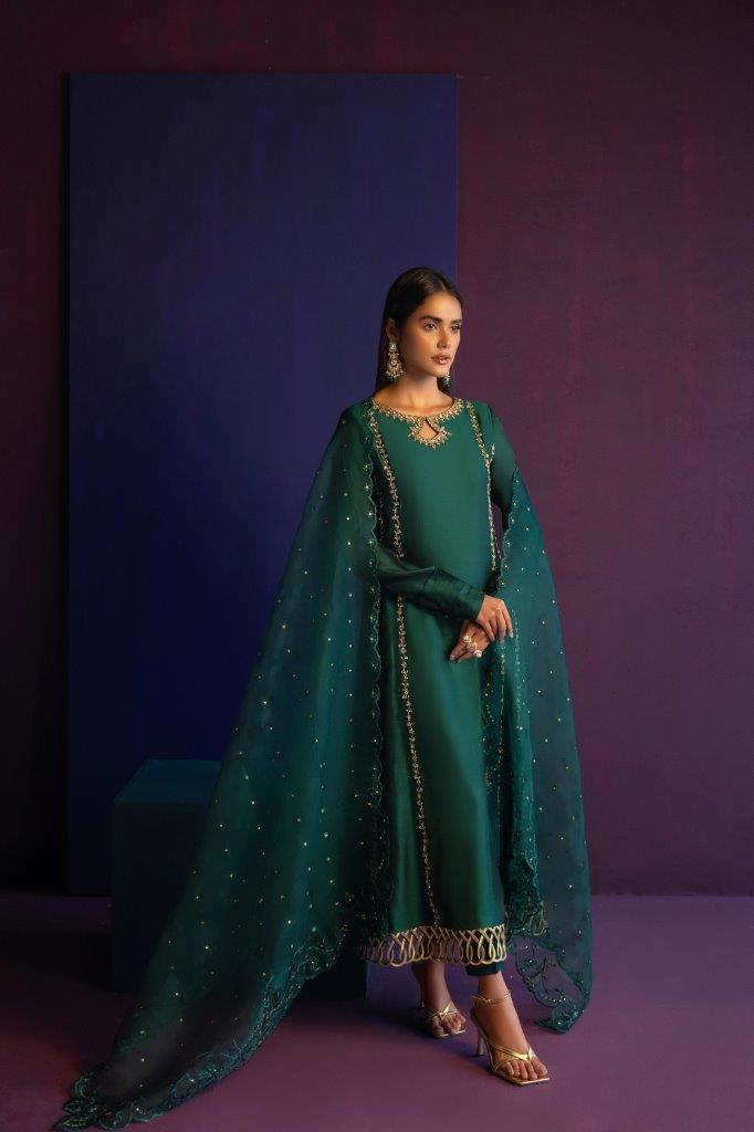 Anam Akhlaq | Festive Collection | D-44 by Anam Akhlaq - Designer Dress - Type: Ladies Clothes - Available at Libayah - 100% Original