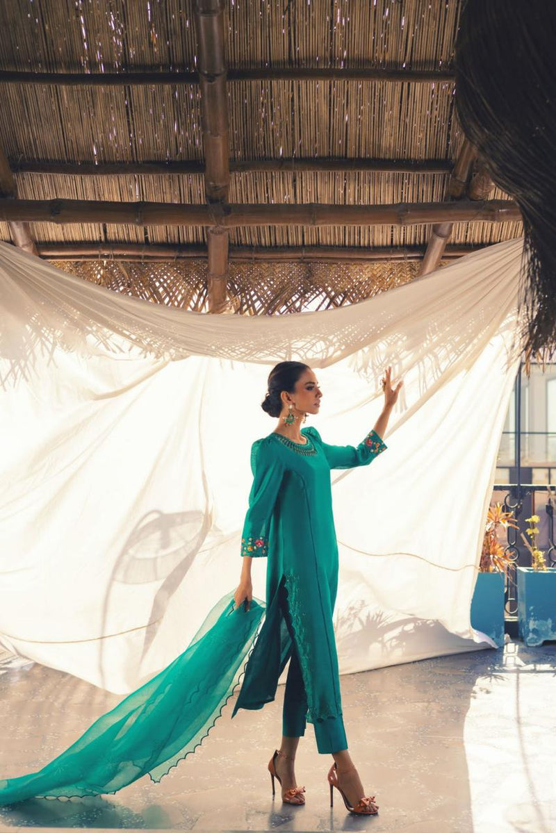 Anam Akhlaq | Festive Collection | D-48 by Anam Akhlaq - Designer Dress - Type: Ladies Clothes - Available at Libayah - 100% Original