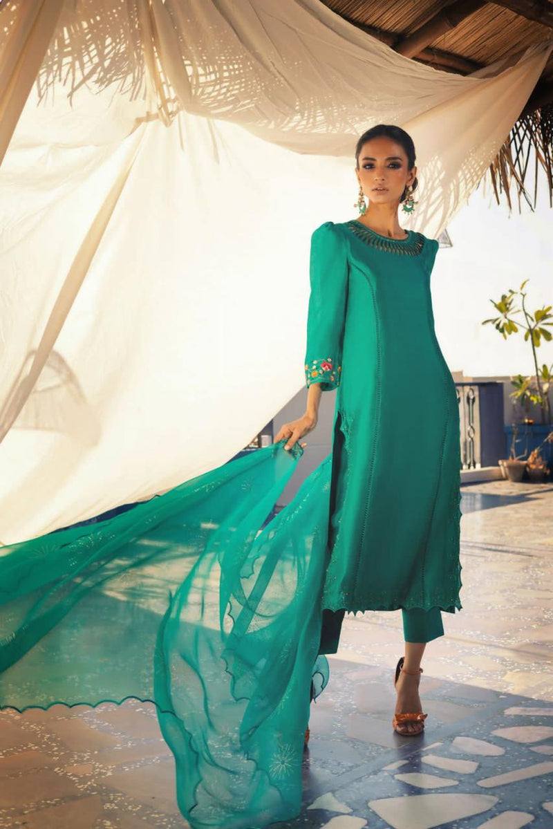 Anam Akhlaq | Festive Collection | D-48 by Anam Akhlaq - Designer Dress - Type: Ladies Clothes - Available at Libayah - 100% Original