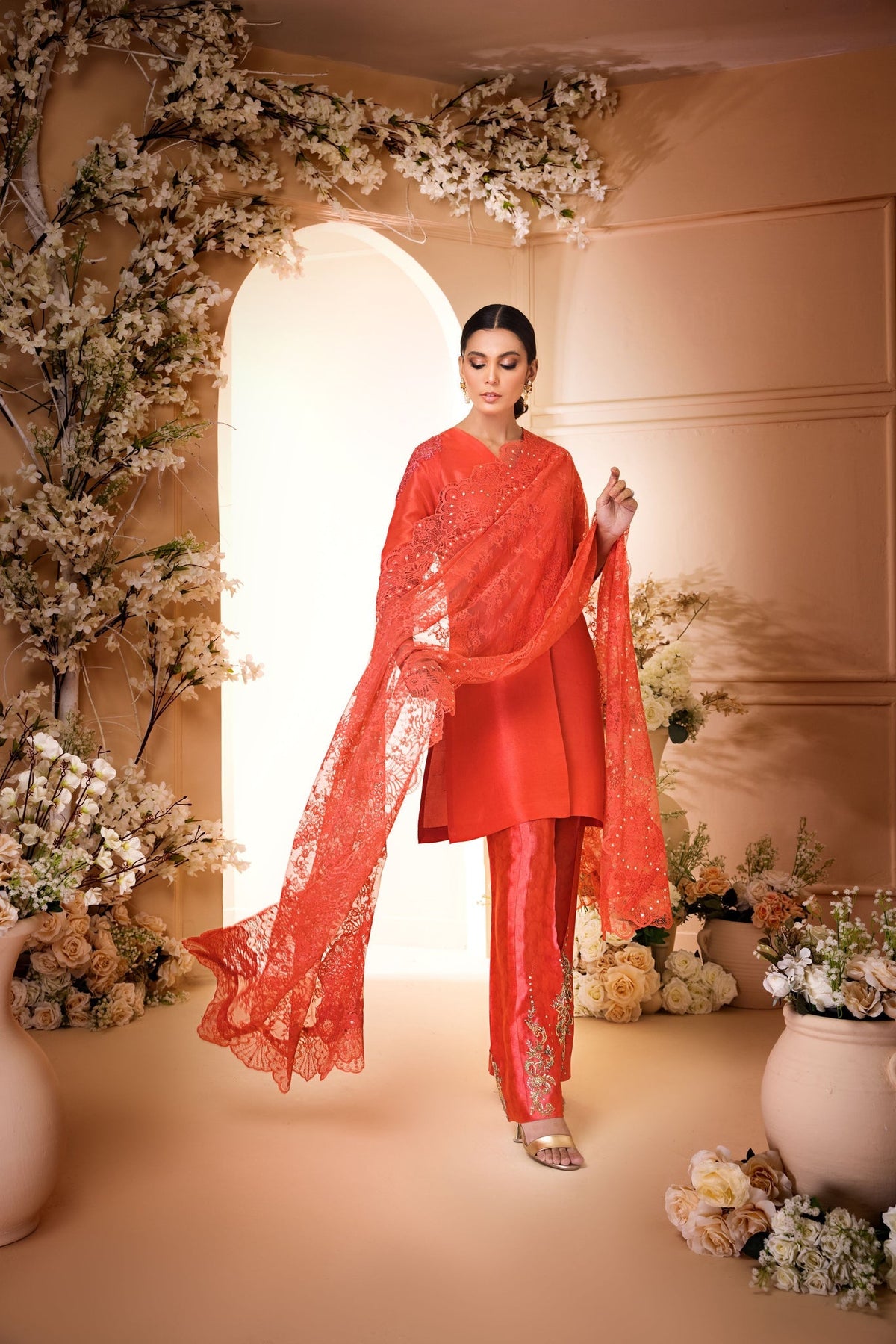 Anam Akhlaq | Festive Collection | D-33 by Anam Akhlaq - Designer Dress - Type: Ladies Clothes - Available at Libayah - 100% Original