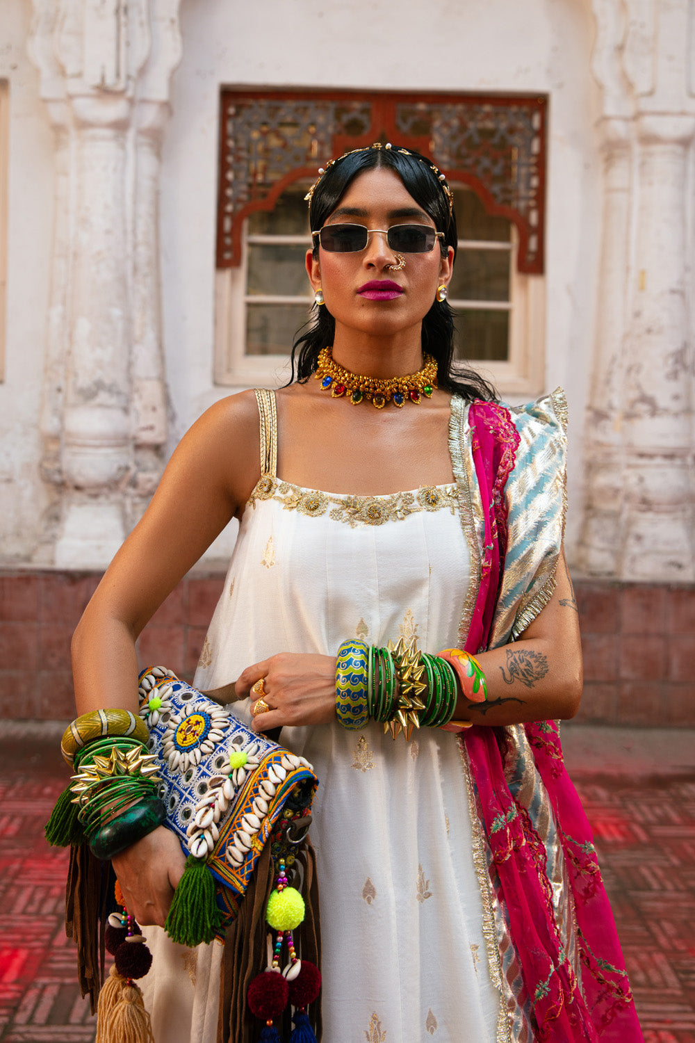 Nilofer Shahid | Maansi Edit | Anika by Nilofer Shahid - Designer Dress - Type: Ladies Clothes - Available at Libayah - 100% Original