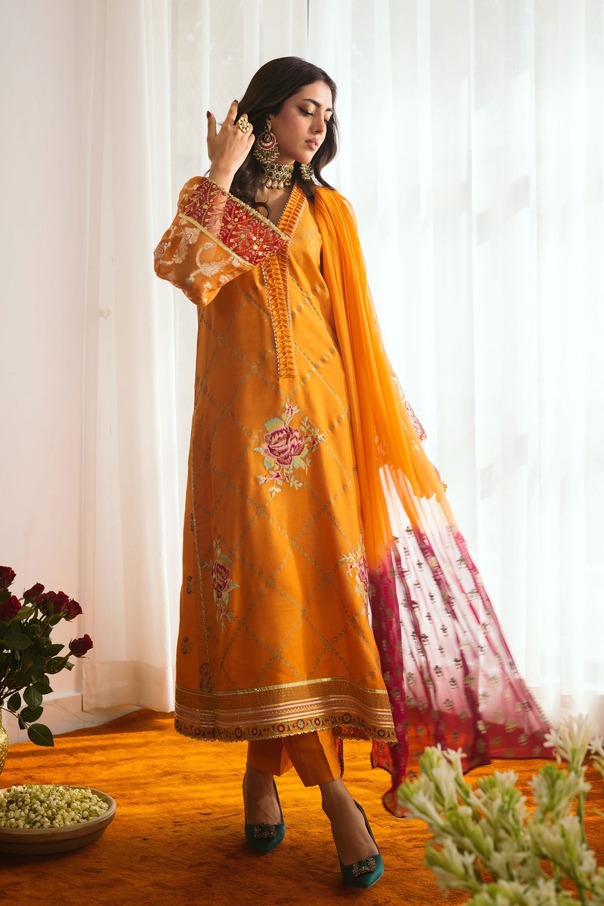 Annus Abrar | Elemental Festive | Zula by Annus Abrar - Designer Dress - Type: Ladies Clothes - Available at Libayah - 100% Original