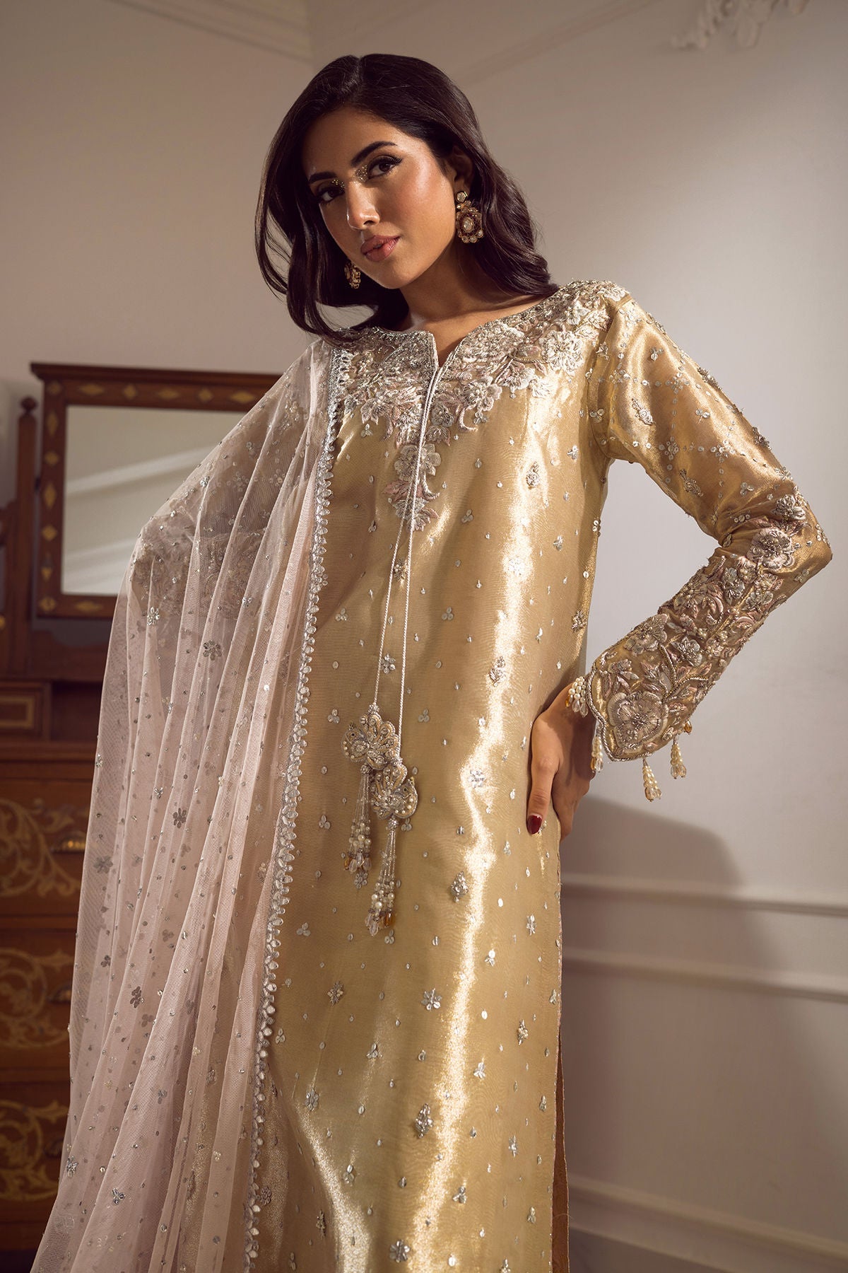 Annus Abrar | Melia Luxe Formals | Hurmia by Annus Abrar - Designer Dress - Type: Ladies Clothes - Available at Libayah - 100% Original