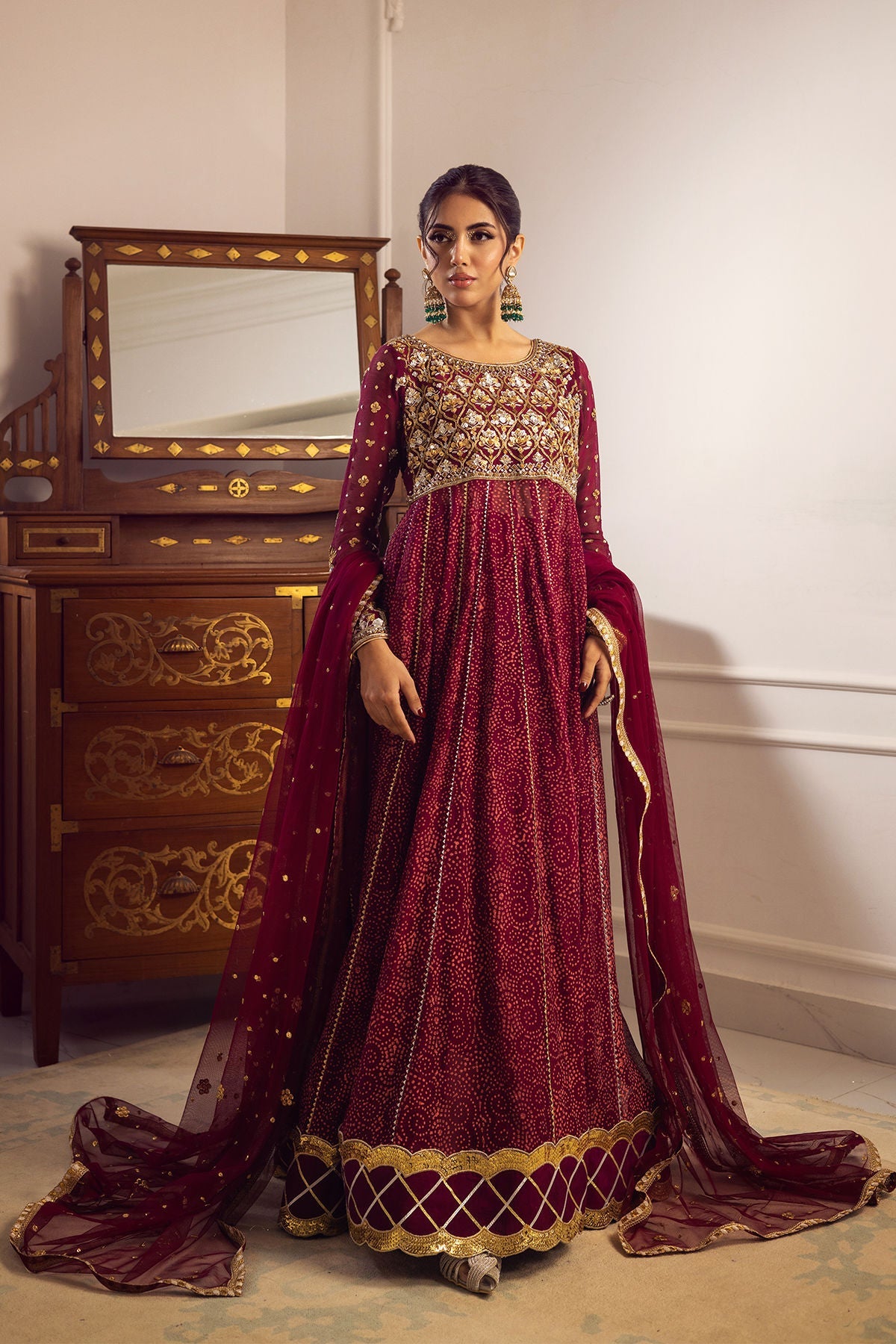 Annus Abrar | Melia Luxe Formals | Shalina Kalidar by Annus Abrar - Designer Dress - Type: Ladies Clothes - Available at Libayah - 100% Original