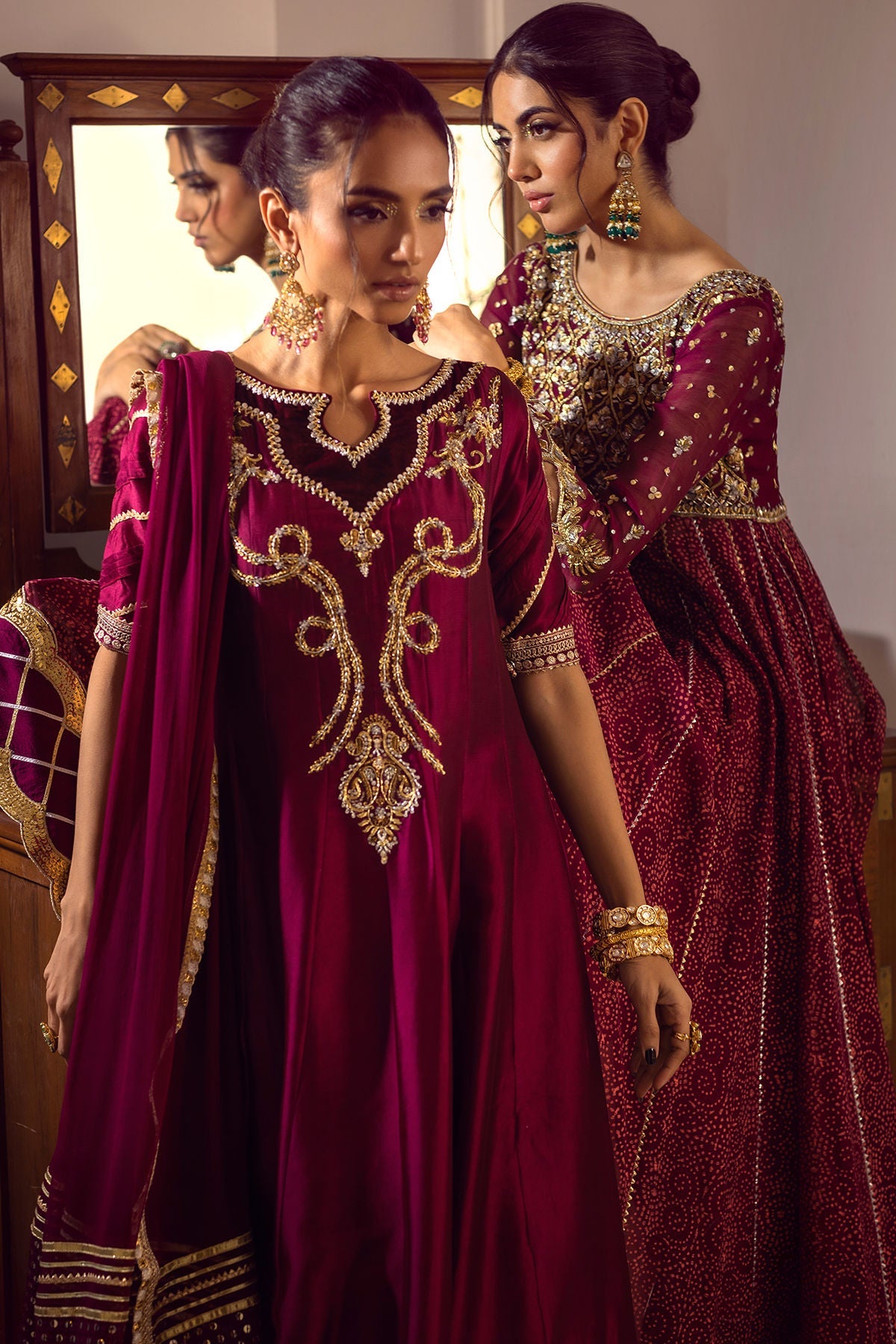 Annus Abrar | Melia Luxe Formals | Gulsheen Kalidar by Annus Abrar - Designer Dress - Type: Ladies Clothes - Available at Libayah - 100% Original