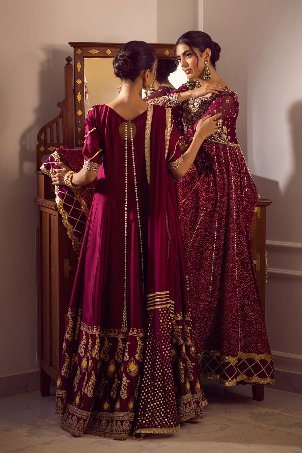 Annus Abrar | Melia Luxe Formals | Gulsheen Kalidar by Annus Abrar - Designer Dress - Type: Ladies Clothes - Available at Libayah - 100% Original