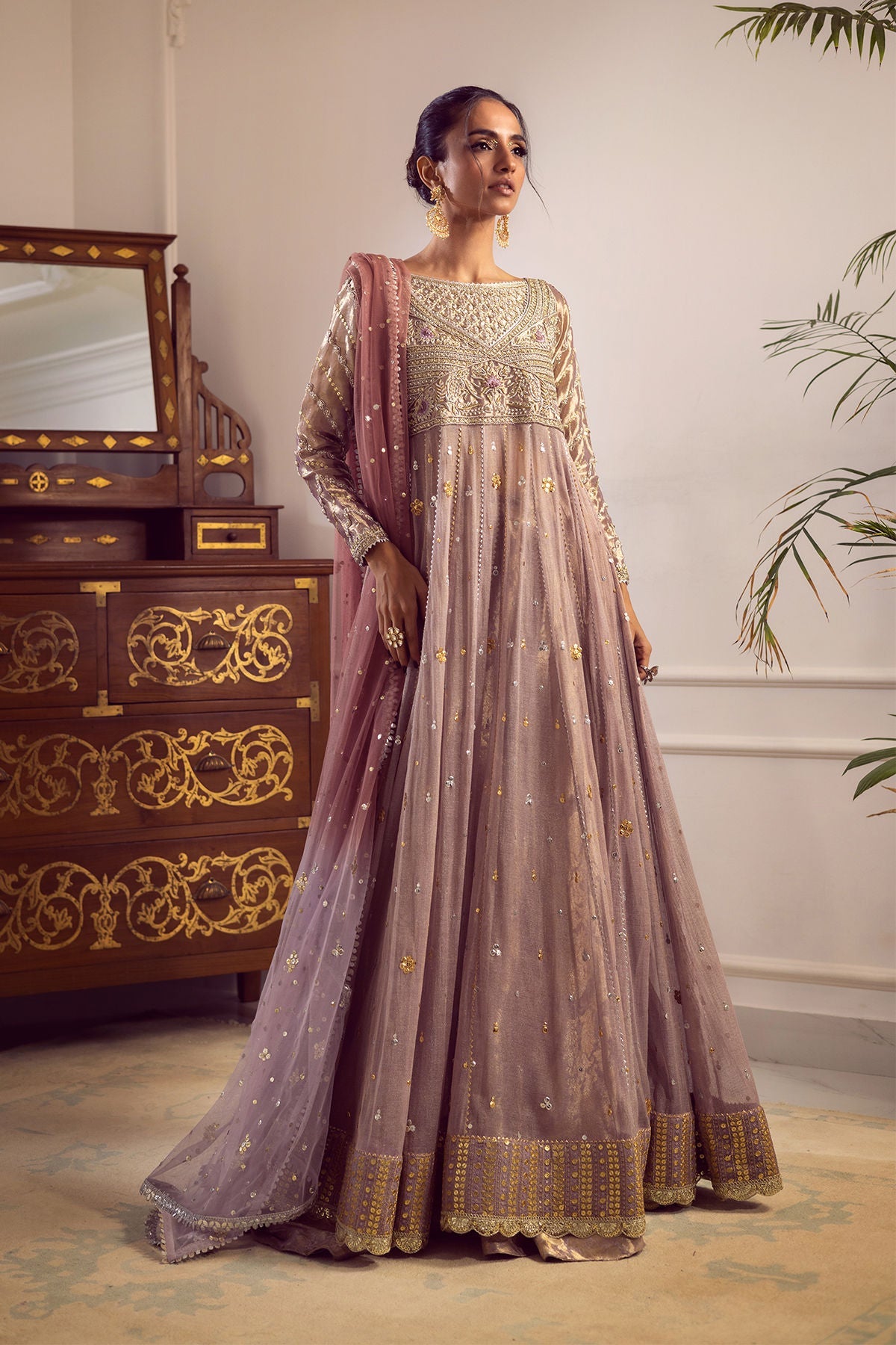 Annus Abrar | Melia Luxe Formals | Shakre Kalidar by Annus Abrar - Designer Dress - Type: Ladies Clothes - Available at Libayah - 100% Original