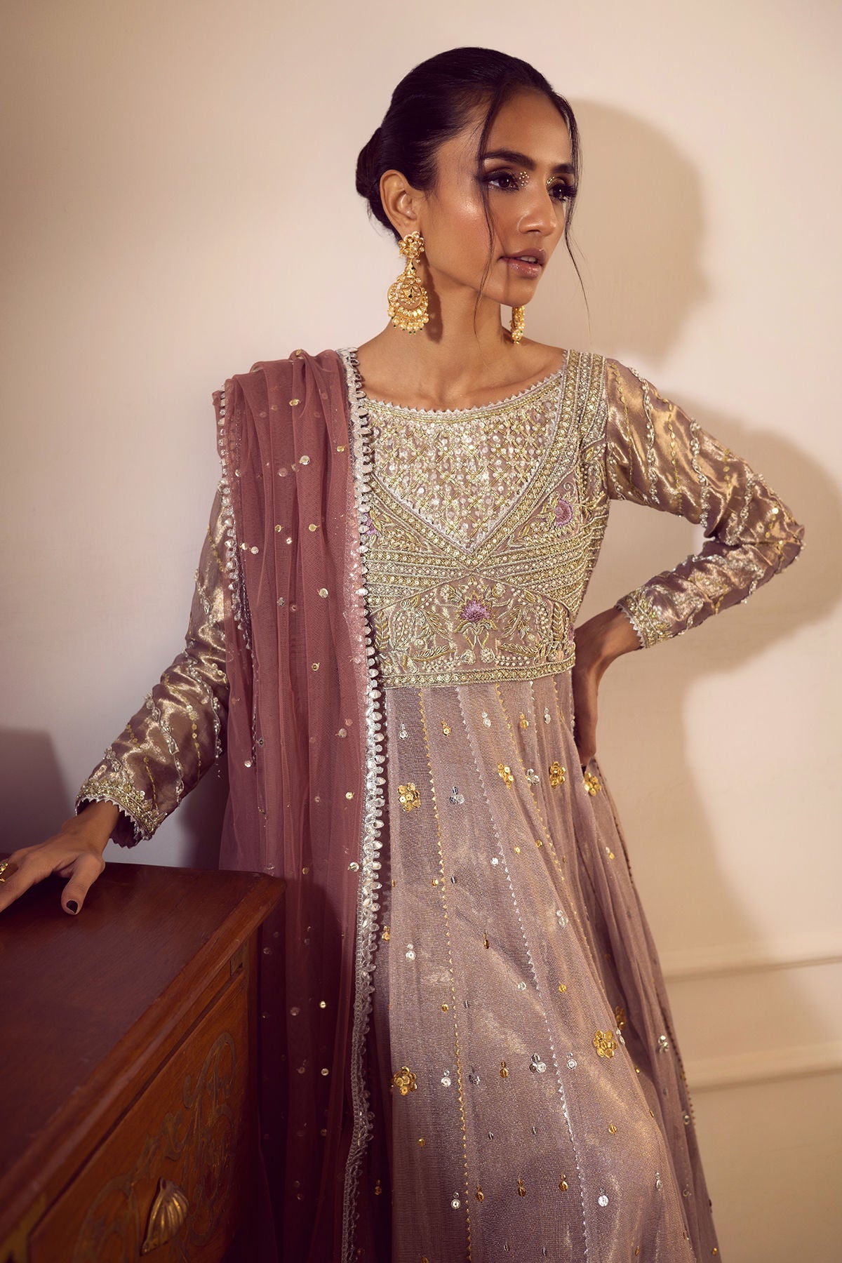 Annus Abrar | Melia Luxe Formals | Shakre Kalidar by Annus Abrar - Designer Dress - Type: Ladies Clothes - Available at Libayah - 100% Original
