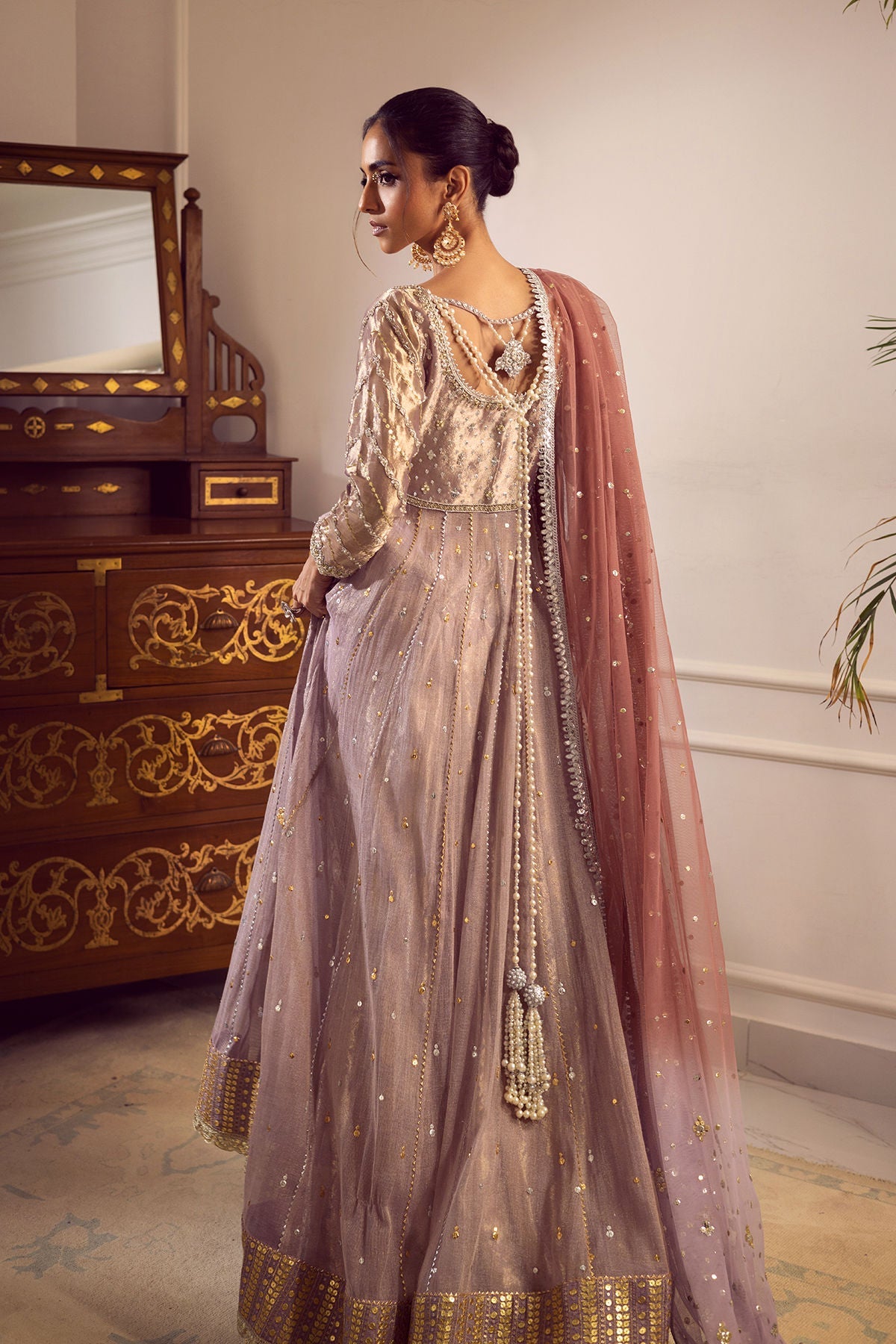 Annus Abrar | Melia Luxe Formals | Shakre Kalidar by Annus Abrar - Designer Dress - Type: Ladies Clothes - Available at Libayah - 100% Original