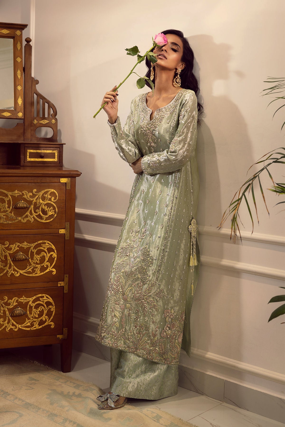 Annus Abrar | Melia Luxe Formals | Rizmia by Annus Abrar - Designer Dress - Type: Ladies Clothes - Available at Libayah - 100% Original