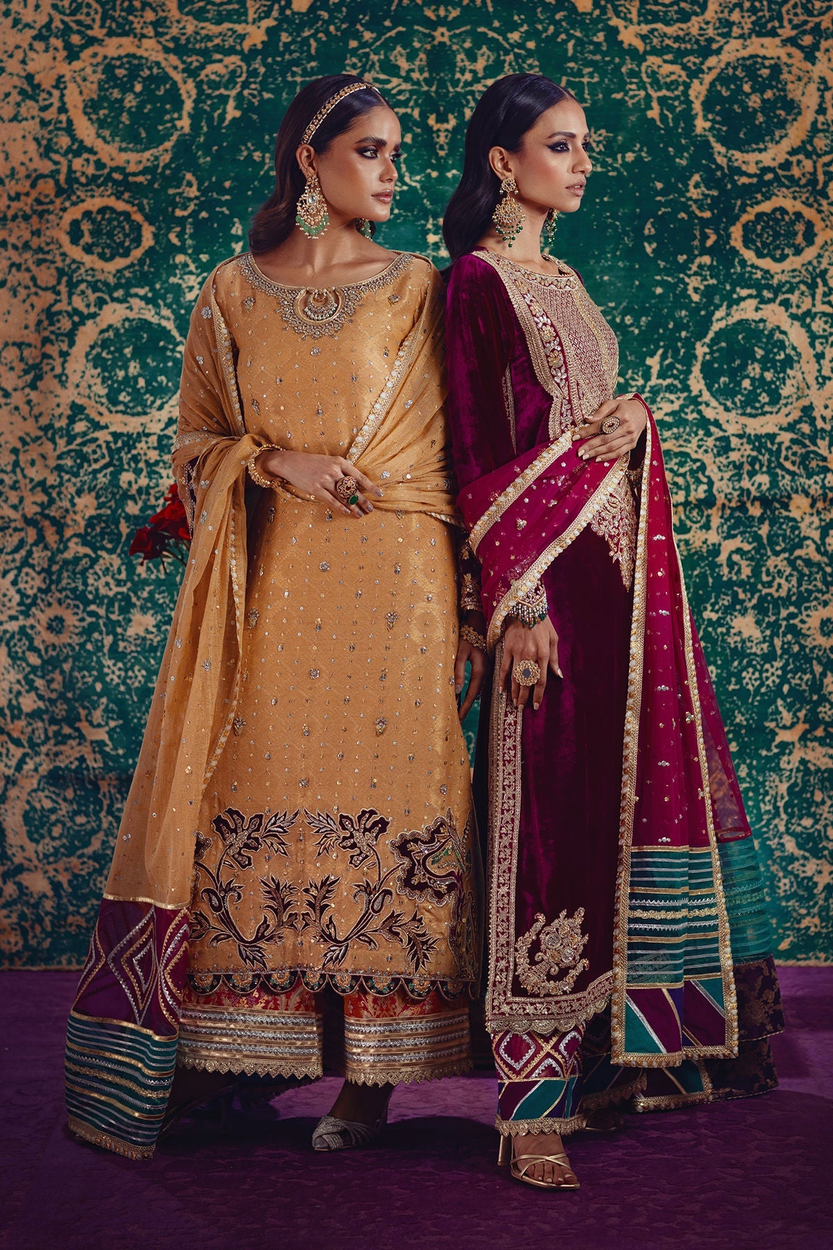 Annus Abrar | Mirha Winter Velour | Ezra by Annus Abrar - Designer Dress - Type: Ladies Clothes - Available at Libayah - 100% Original