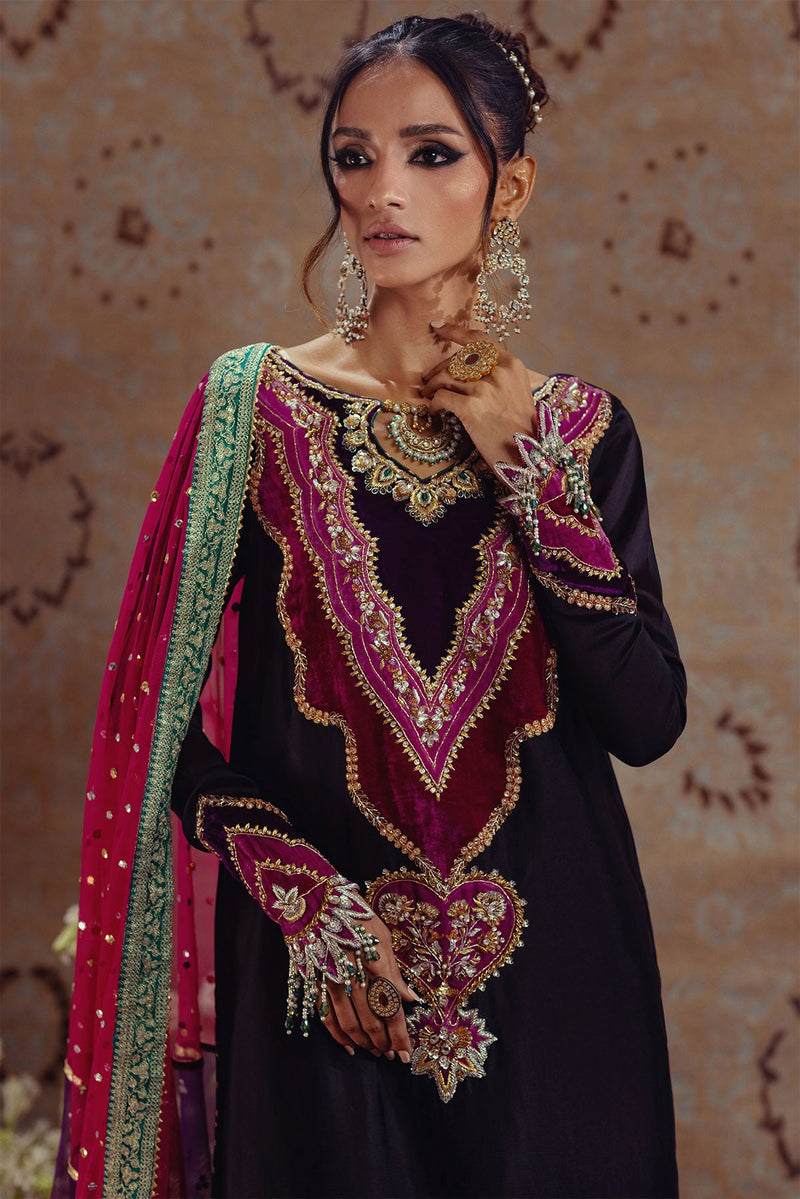 Annus Abrar | Mirha Winter Velour | Badia by Annus Abrar - Designer Dress - Type: Ladies Clothes - Available at Libayah - 100% Original