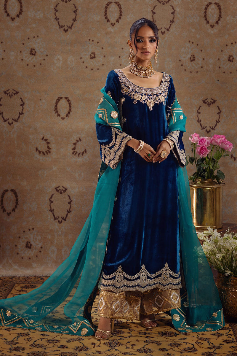 Annus Abrar | Mirha Winter Velour | Riyana by Annus Abrar - Designer Dress - Type: Ladies Clothes - Available at Libayah - 100% Original