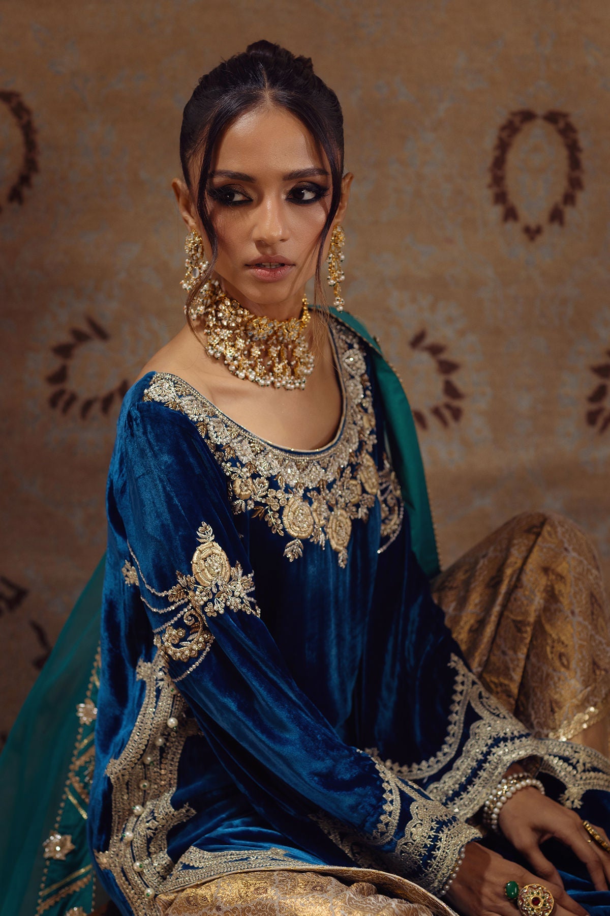 Annus Abrar | Mirha Winter Velour | Riyana by Annus Abrar - Designer Dress - Type: Ladies Clothes - Available at Libayah - 100% Original