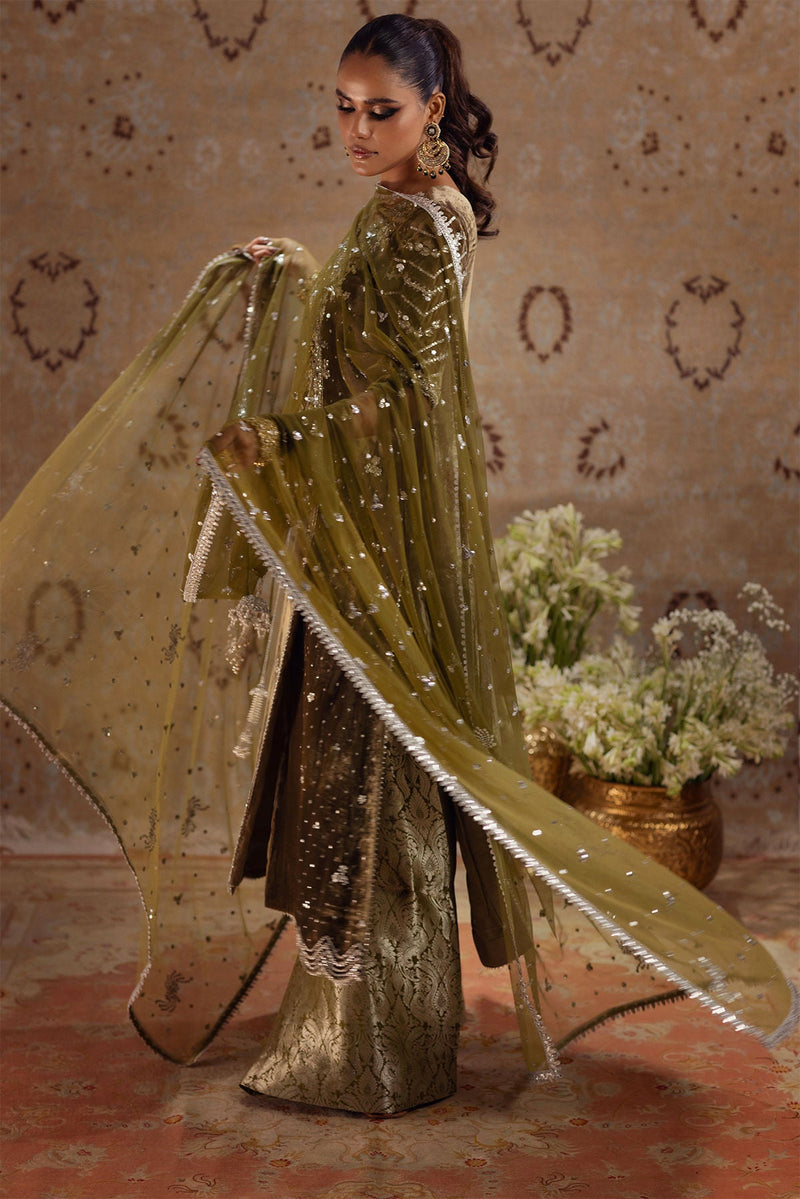 Annus Abrar | Mirha Winter Velour | Emur by Annus Abrar - Designer Dress - Type: Ladies Clothes - Available at Libayah - 100% Original