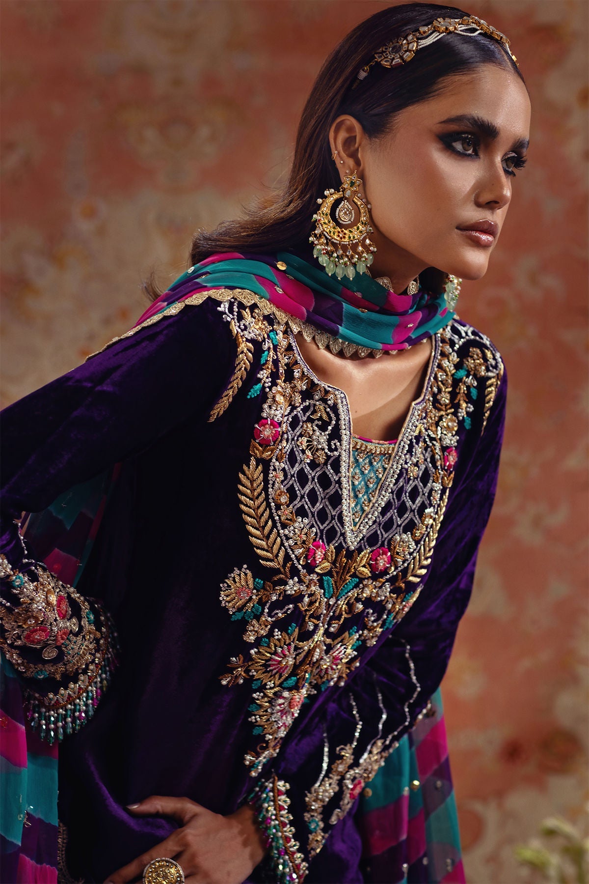 Annus Abrar | Mirha Winter Velour | Dalia by Annus Abrar - Designer Dress - Type: Ladies Clothes - Available at Libayah - 100% Original