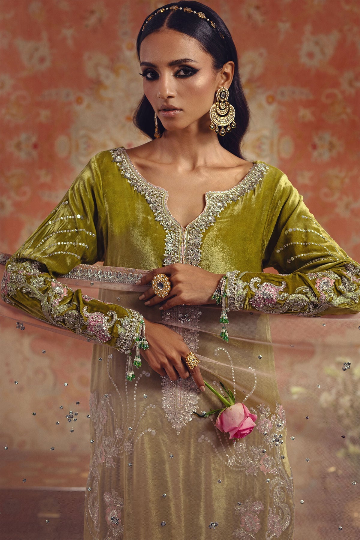 Annus Abrar | Mirha Winter Velour | Aya by Annus Abrar - Designer Dress - Type: Ladies Clothes - Available at Libayah - 100% Original