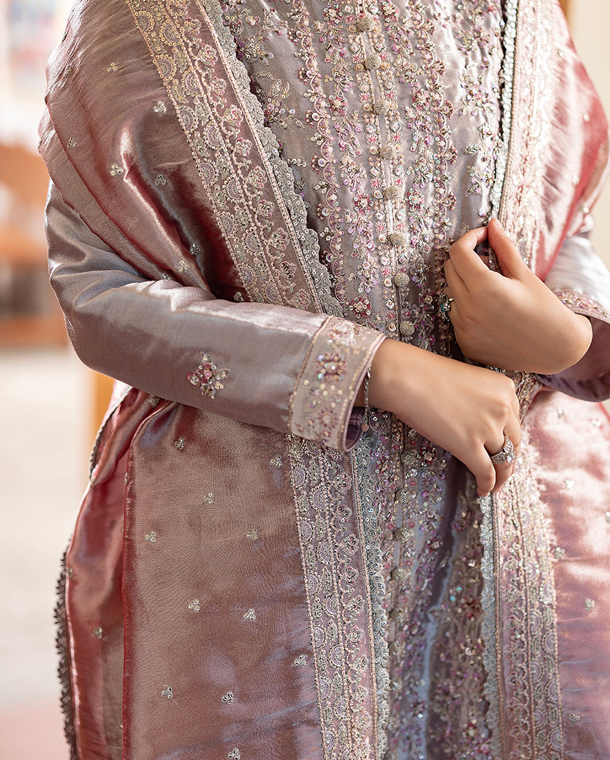 Mushq | Sunehri Lama Silk | Anoushay by Mushq - Designer Dress  - Type : Ladies Clothes - Available at Libayah - 100% Original 