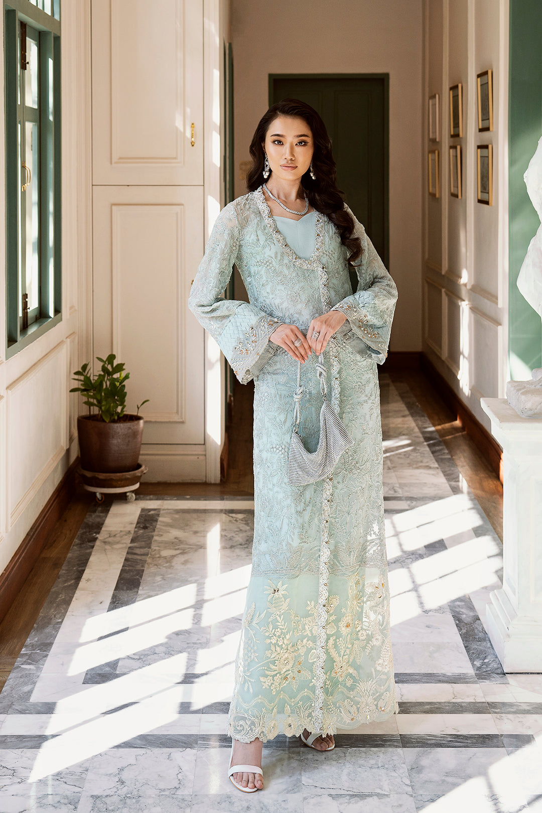 Mysie | Eid Pret 24 | AQUA by Mysie - Designer Dress - Type: Ladies Clothes - Available at Libayah - 100% Original