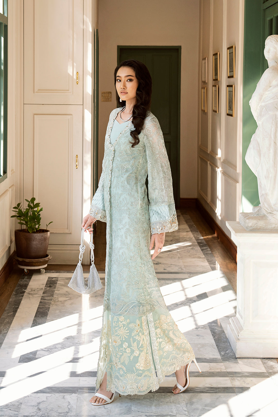 Mysie | Eid Pret 24 | AQUA by Mysie - Designer Dress - Type: Ladies Clothes - Available at Libayah - 100% Original