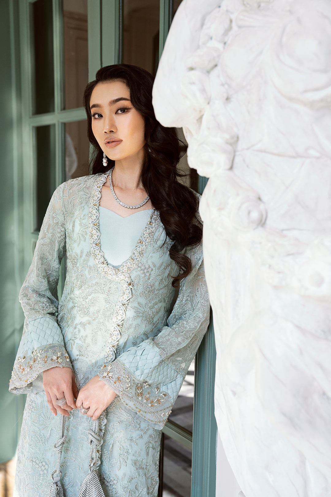 Mysie | Eid Pret 24 | AQUA by Mysie - Designer Dress - Type: Ladies Clothes - Available at Libayah - 100% Original