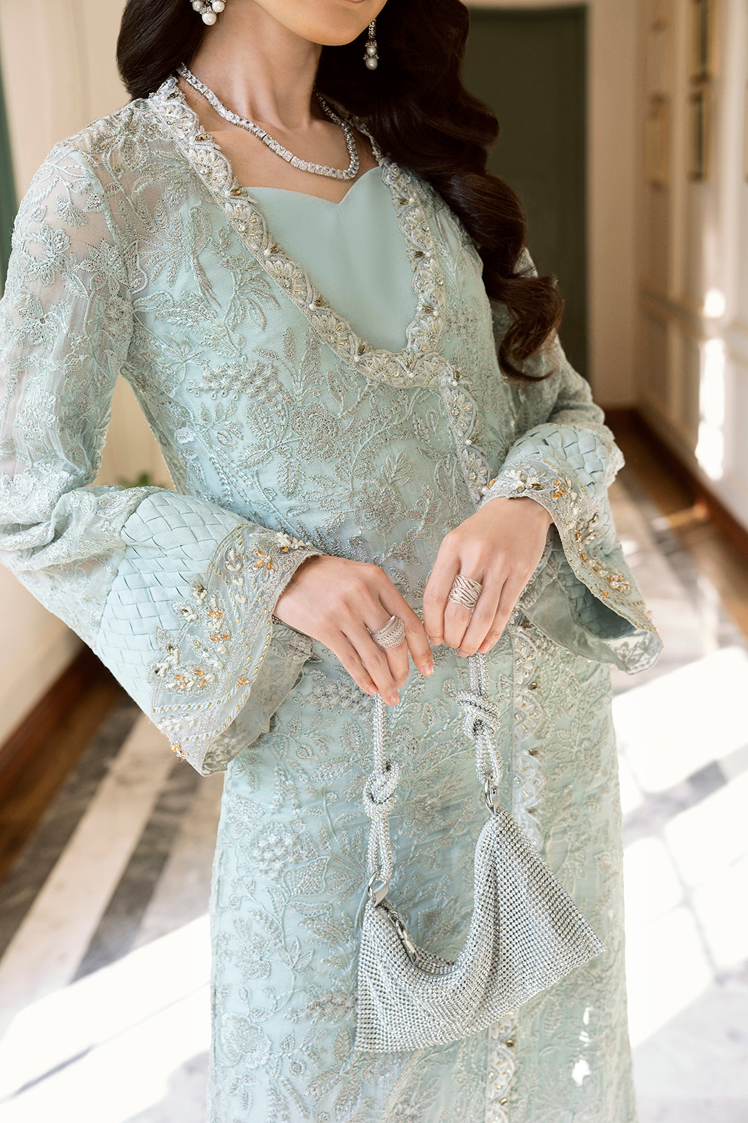 Mysie | Eid Pret 24 | AQUA by Mysie - Designer Dress - Type: Ladies Clothes - Available at Libayah - 100% Original