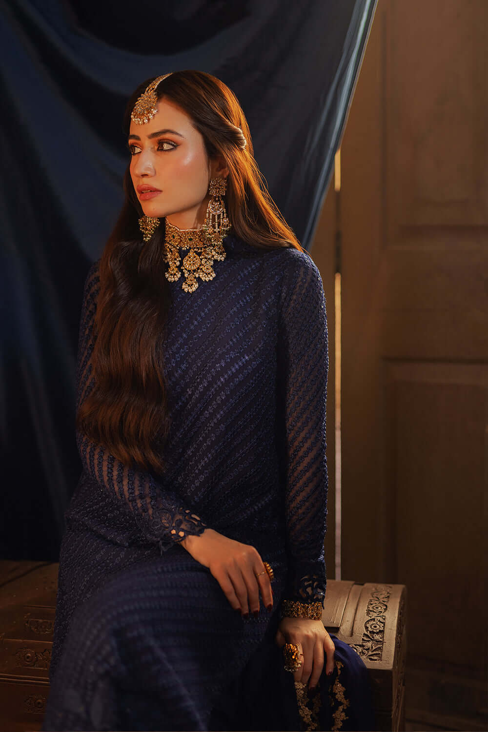 Azure | Luxe Formals | Aqua Serene by Azure - Designer Dress  - Type : Ladies Clothes - Available at Libayah - 100% Original 