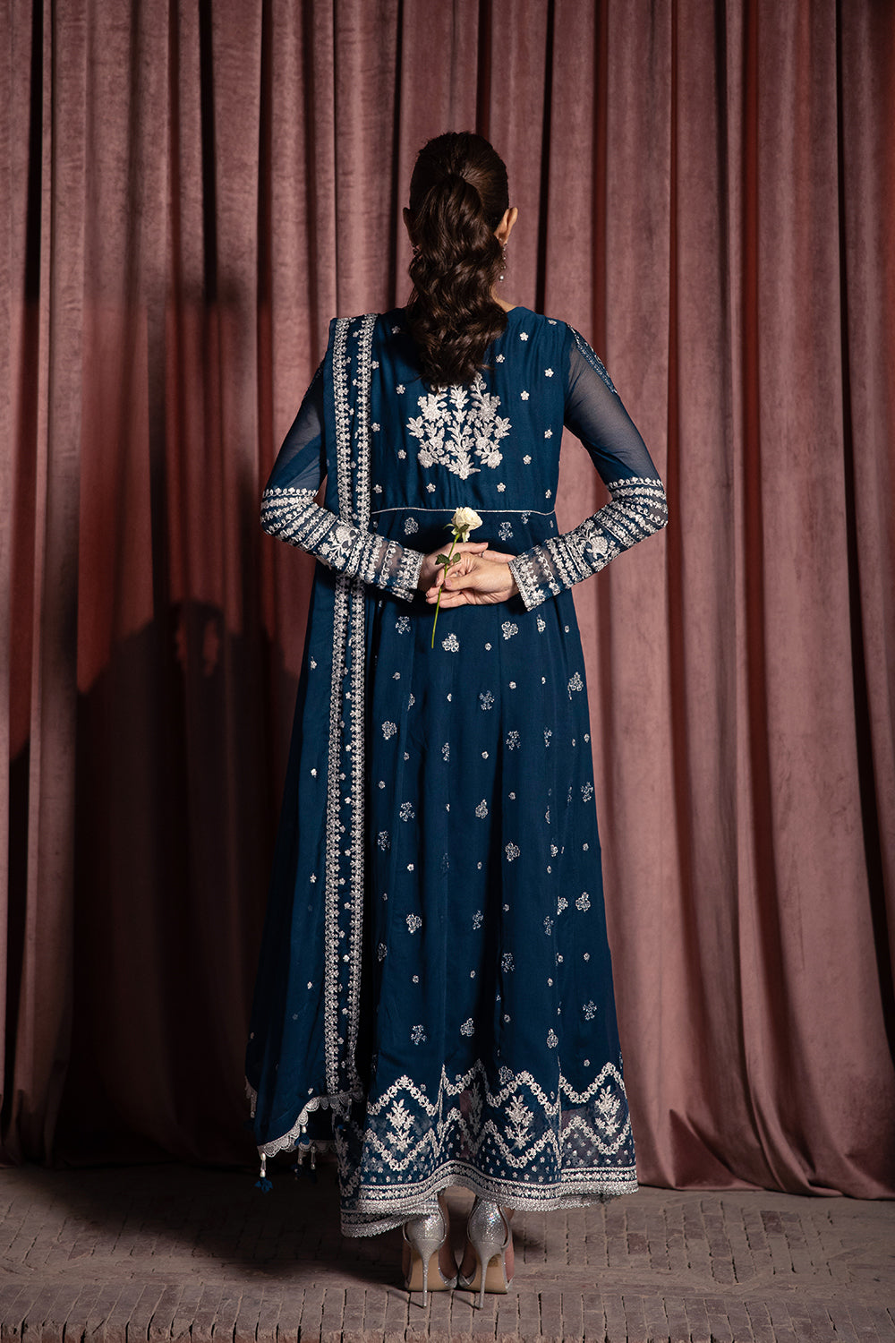 Azure | Luxe Formals | Aquatic Whisper by Azure - Designer Dress  - Type : Ladies Clothes - Available at Libayah - 100% Original 