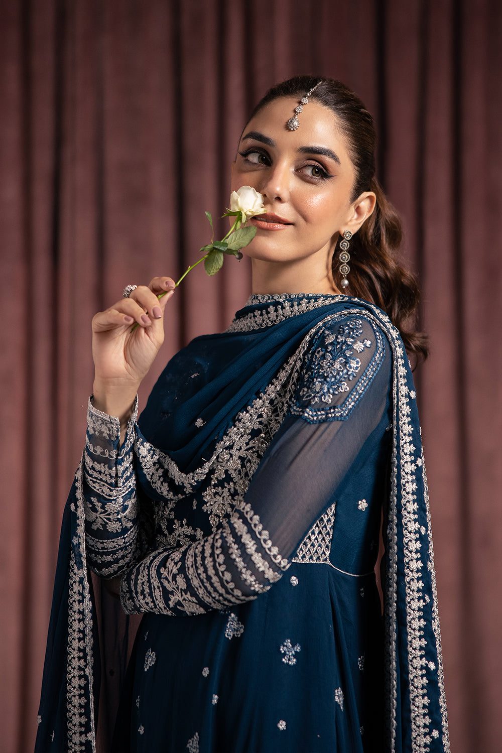 Azure | Luxe Formals | Aquatic Whisper by Azure - Designer Dress  - Type : Ladies Clothes - Available at Libayah - 100% Original 