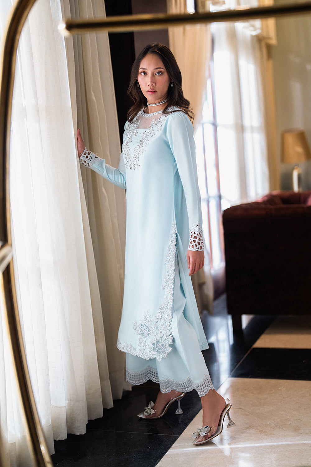 Azure | Diva Formals | Arctic Glow by Azure - Designer Dress  - Type : Ladies Clothes - Available at Libayah - 100% Original 