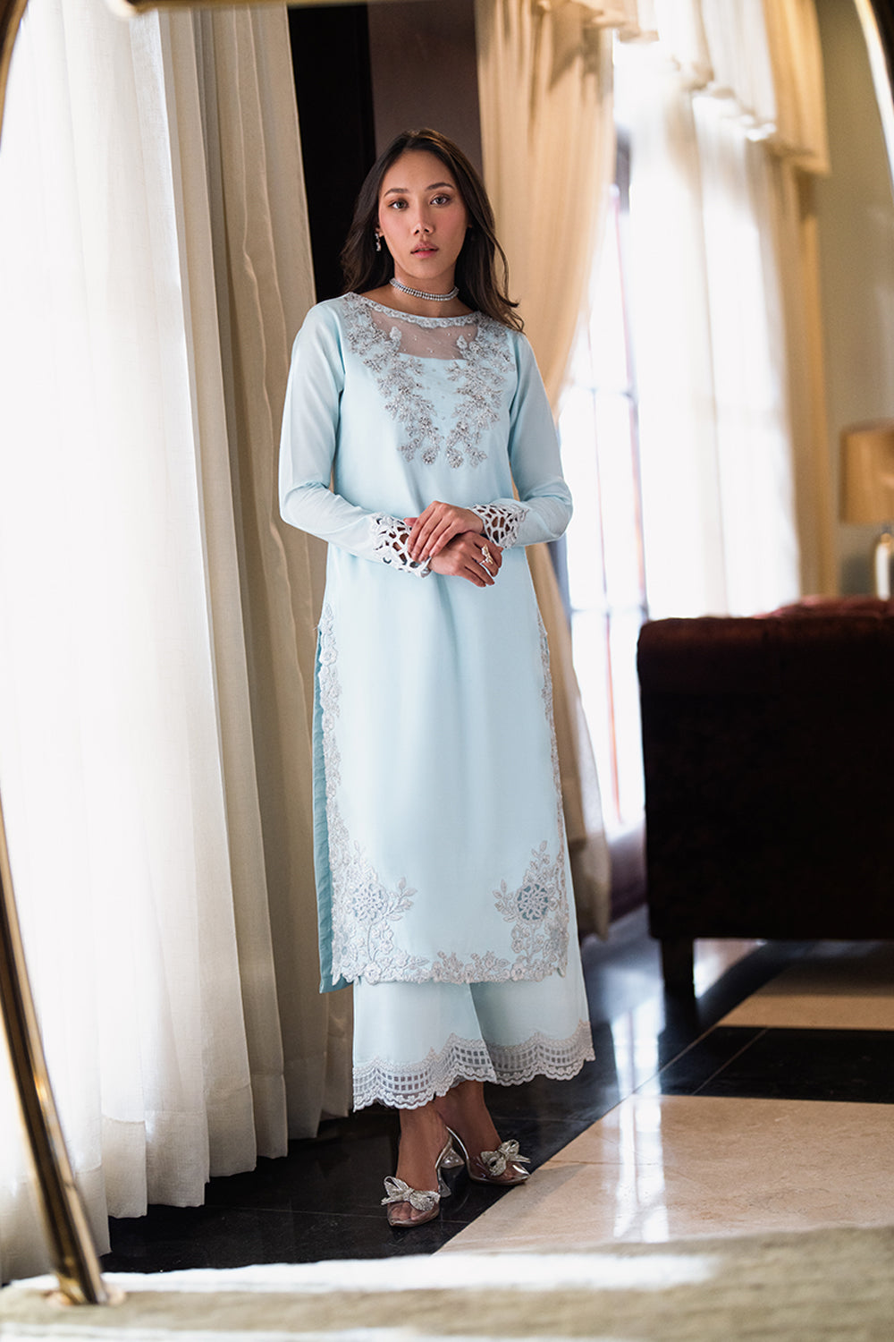 Azure | Diva Formals | Arctic Glow by Azure - Designer Dress  - Type : Ladies Clothes - Available at Libayah - 100% Original 