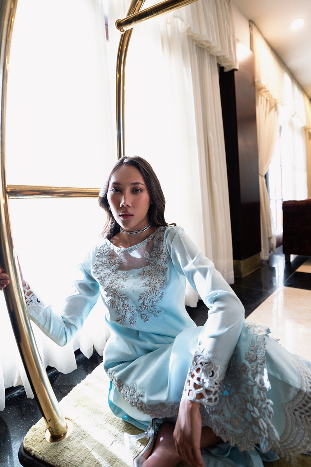 Azure | Diva Formals | Arctic Glow by Azure - Designer Dress  - Type : Ladies Clothes - Available at Libayah - 100% Original 